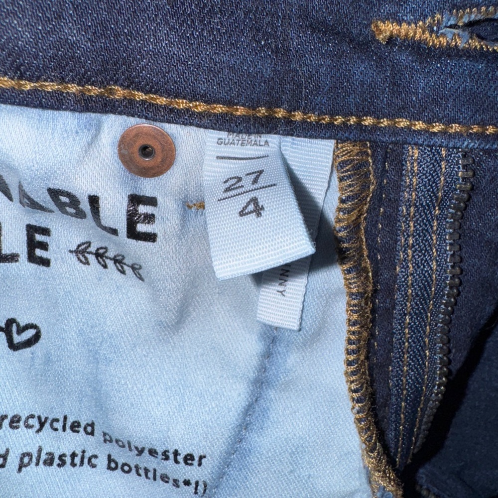 High Rise Slim Jeans in Dark Wash - Picture 2 of 4